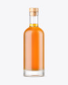 Frosted Glass Whisky Bottle Mockup