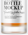 Frosted Glass Whisky Bottle Mockup