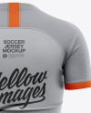 Women’s Soccer Jersey Mockup - Back View