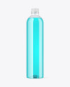 Clear PET Bottle with Drink Mockup