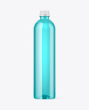 PET Bottle with Drink Mockup