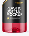 PET Bottle with Drink Mockup