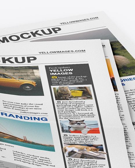 Newspaper Mockup