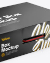 Glossy Paper Box Mockup Glossy Paper Box Mockup