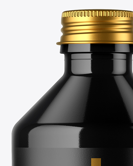 Glossy Ceramic Bottle Mockup