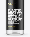 Clear Glass Dropper Bottle Mockup