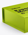 Metallized Paper Box Mockup