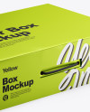 Metallized Paper Box Mockup