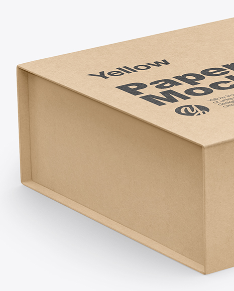 Kraft Paper Box Mockup