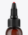 Amber Glass Dropper Bottle Mockup