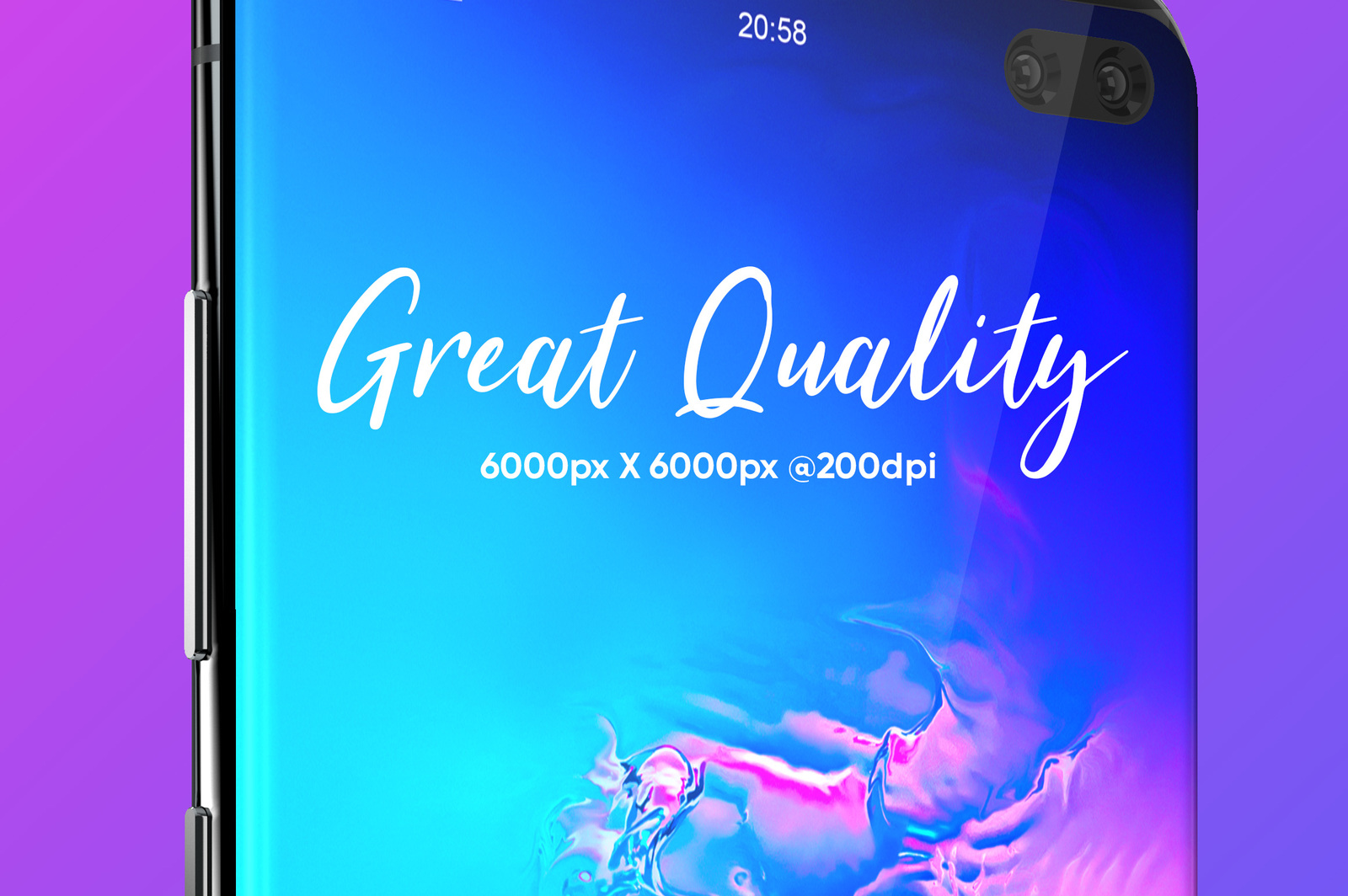 Samsung Galaxy S10+ Design Mockup Samsung Galaxy S10+ Design Mockup