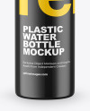 Glossy Plastic Water Bottle Mockup