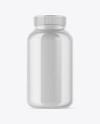 Glossy Pills Bottle Mockup