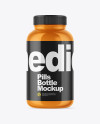 Glossy Pills Bottle Mockup