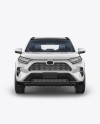 Compact Crossover SUV Mockup - Front View