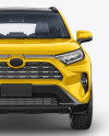 Compact Crossover SUV Mockup - Front View