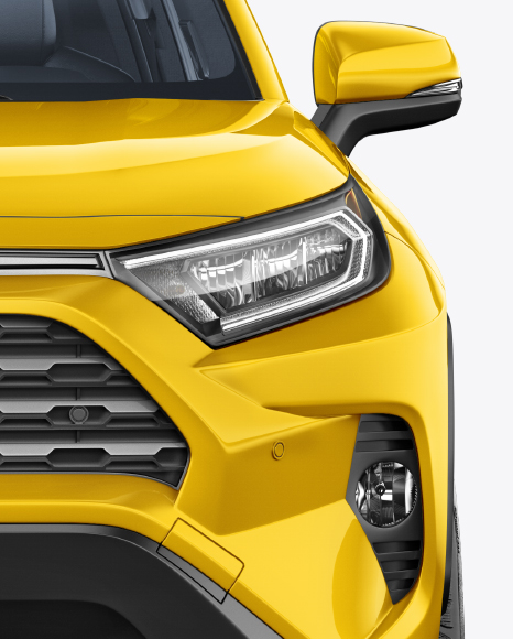 Compact Crossover SUV Mockup - Front View