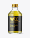 Clear Glass Oil Bottle Mockup Clear Glass Oil Bottle Mockup
