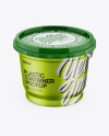 Metallic Plastic Cup Mockup Metallic Plastic Cup Mockup