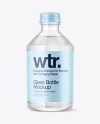 Clear Glass Water Bottle Mockup Clear Glass Water Bottle Mockup