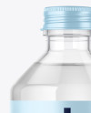 Clear Glass Water Bottle Mockup