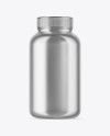 Metallic Pills Bottle Mockup