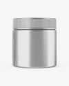 Metallic Protein Jar Mockup