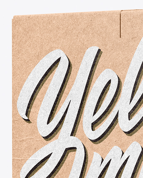 Kraft Box Mockup
