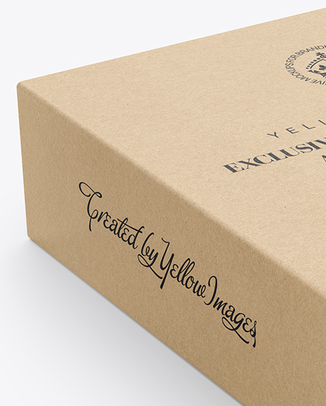 Kraft Box Mockup