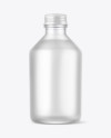 Frosted Glass Water Bottle Mockup