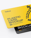 Two Plastic Cards Mockup