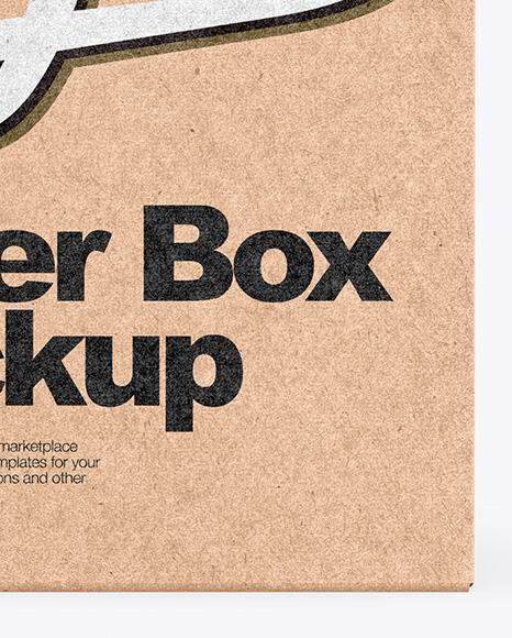 Kraft Box Mockup