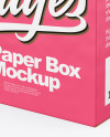 Paper Box Mockup