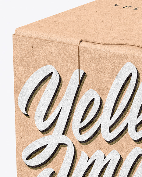 Kraft Box Mockup