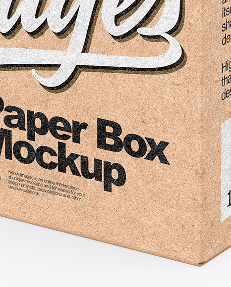 Kraft Box Mockup