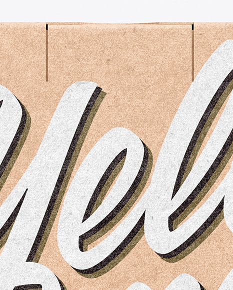 Kraft Box Mockup