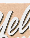 Kraft Box Mockup