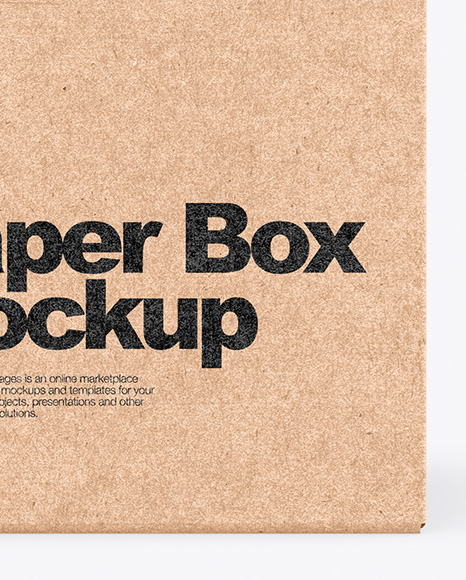 Kraft Box Mockup