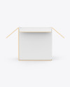 Opened Paper Box Mockup Opened Paper Box Mockup