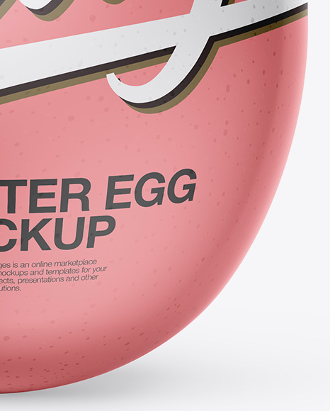 Egg Mockup - Front View