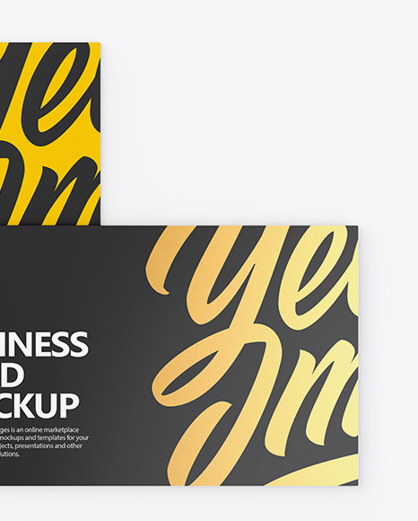 Two Business Cards Mockup