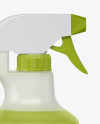 Frosted Plastic Sprayer Bottle Mockup