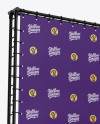 Press Wall Banner w/ Matte Frame Mockup