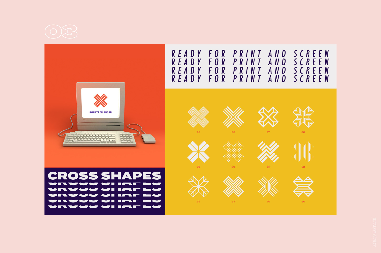 96 Geometric shapes &amp; logo marks collection Vol.2