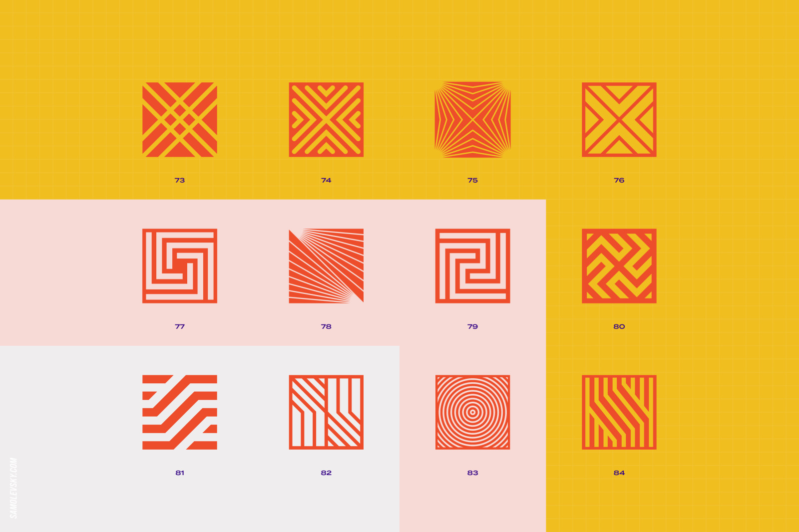 96 Geometric shapes &amp; logo marks collection Vol.2