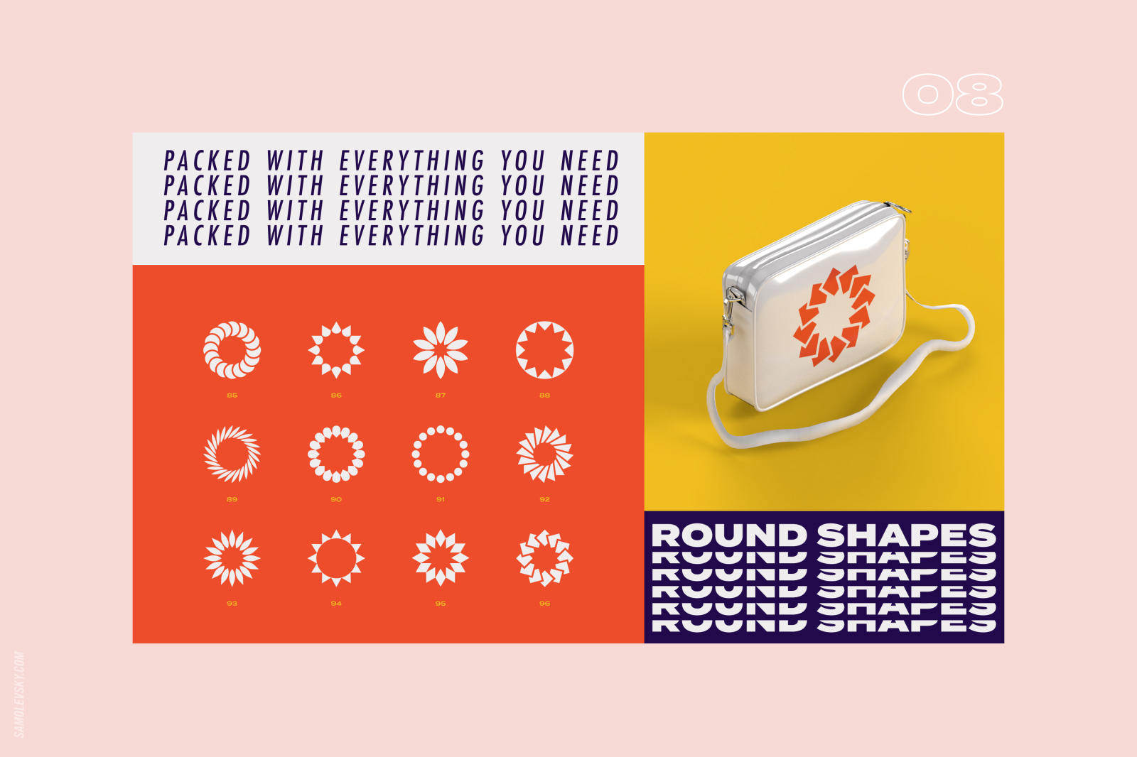 96 Geometric shapes &amp; logo marks collection Vol.2