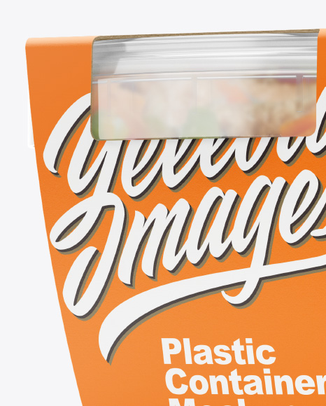 Plastic Container Mockup