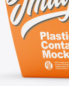 Plastic Container Mockup