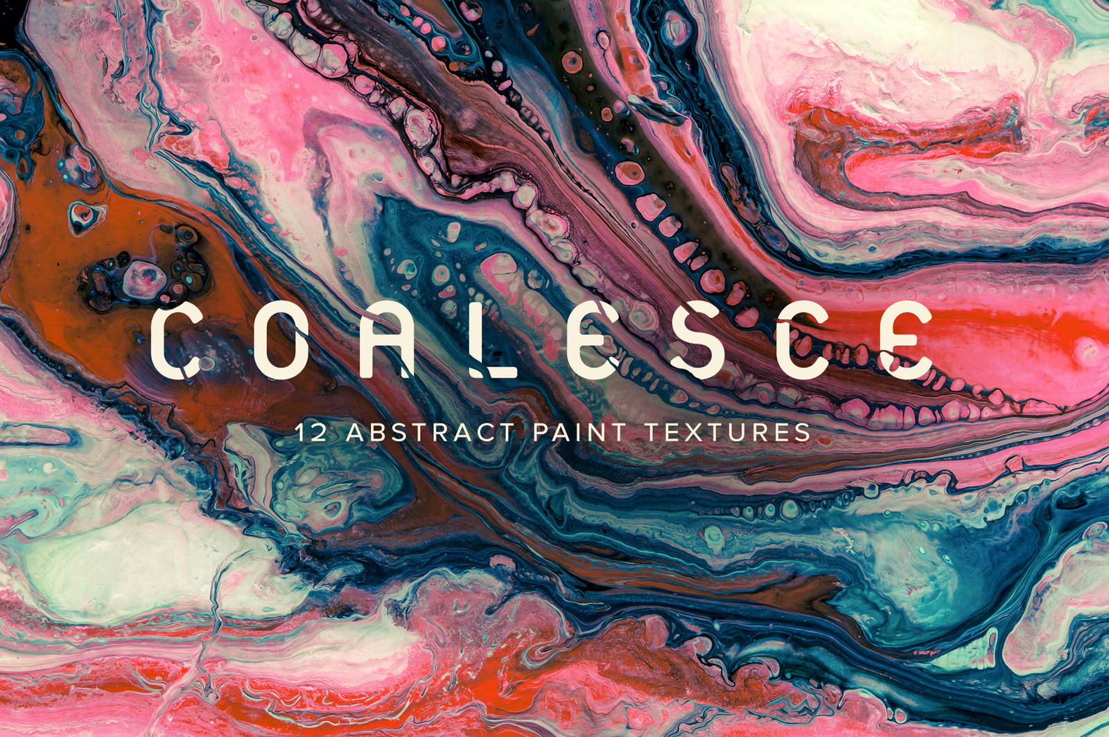 Coalesce: 12 Abstract Paint Textures