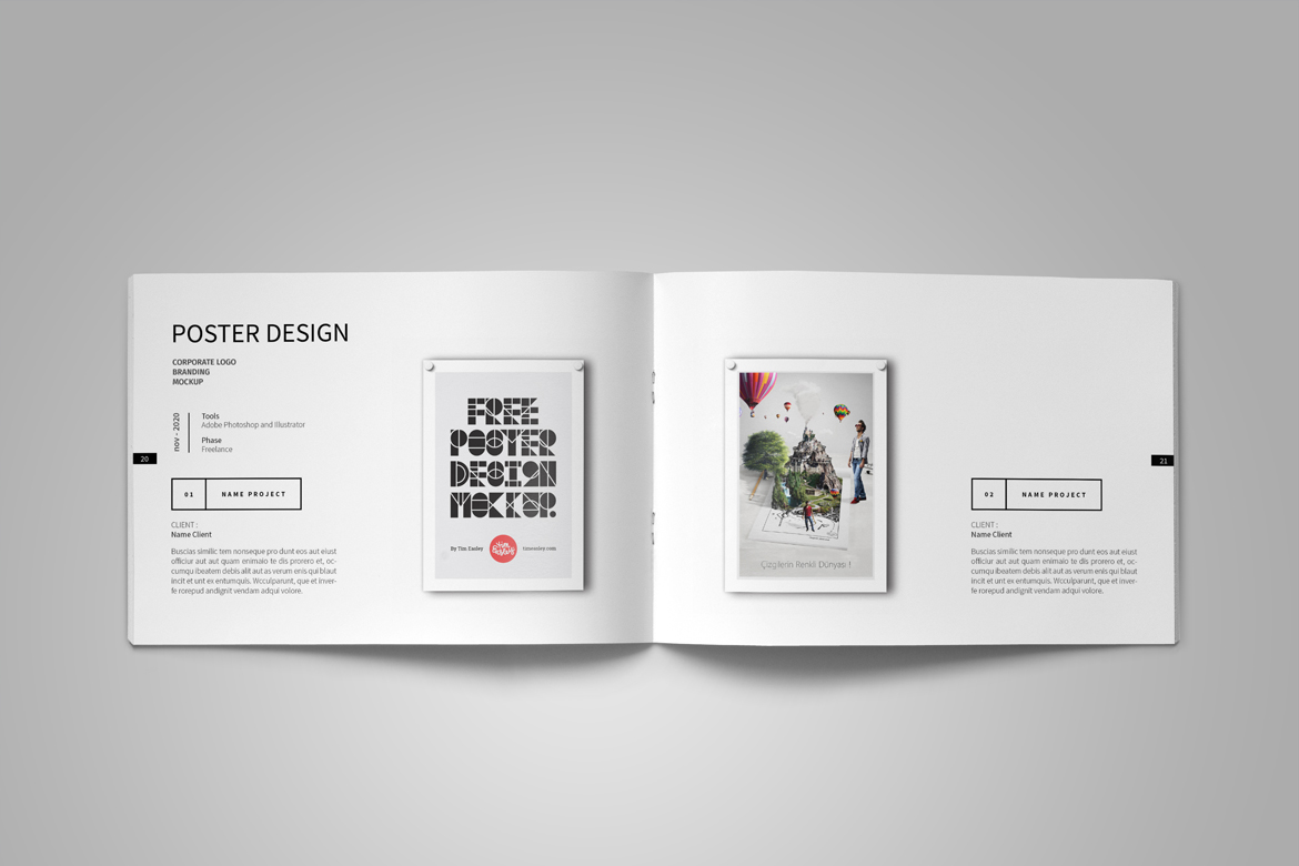 Graphic Design Portfolio Template